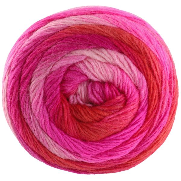 Ein Knäuel der Meilenweit 100 Color Mix Soft Socke in der Farbe 8062